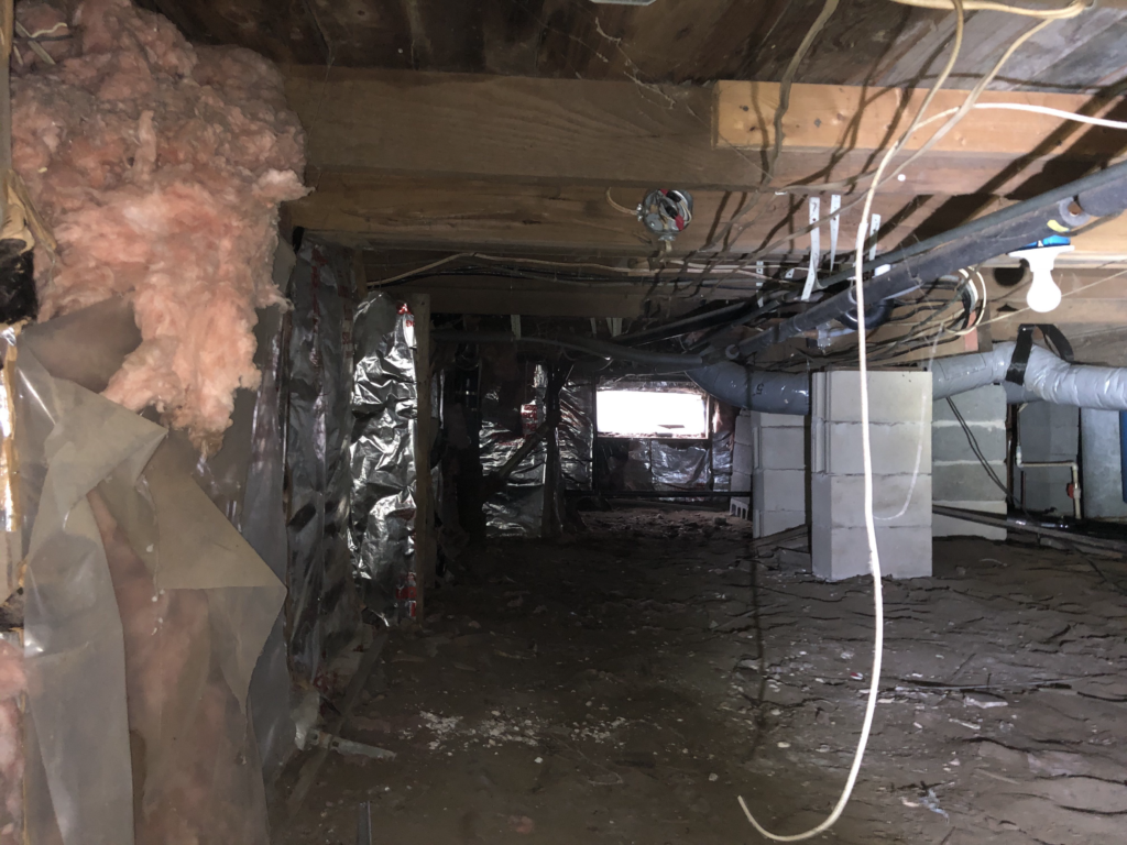 Completed Work in Cape May & New Egypt Jersey Shore Crawlspace