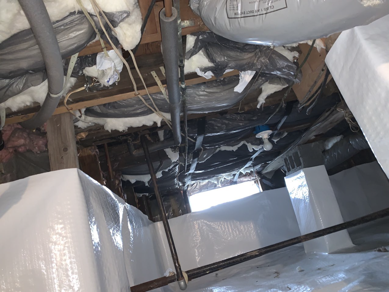 Completed Work in Cape May & New Egypt Jersey Shore Crawlspace