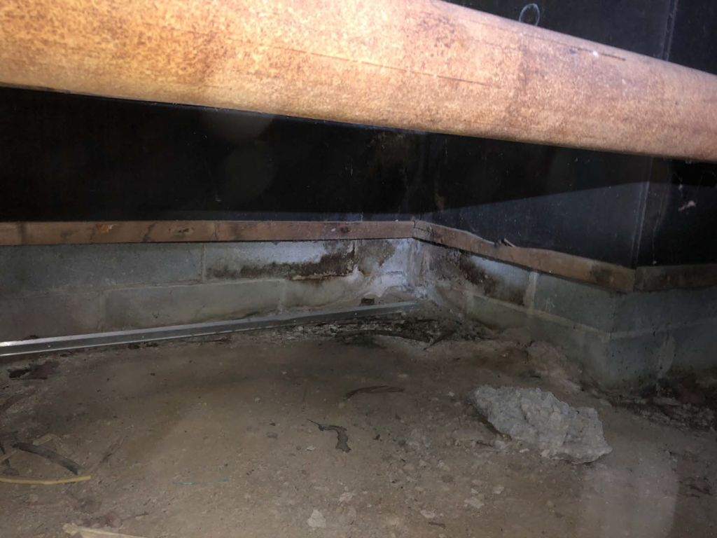 before crawl space picture in toms river