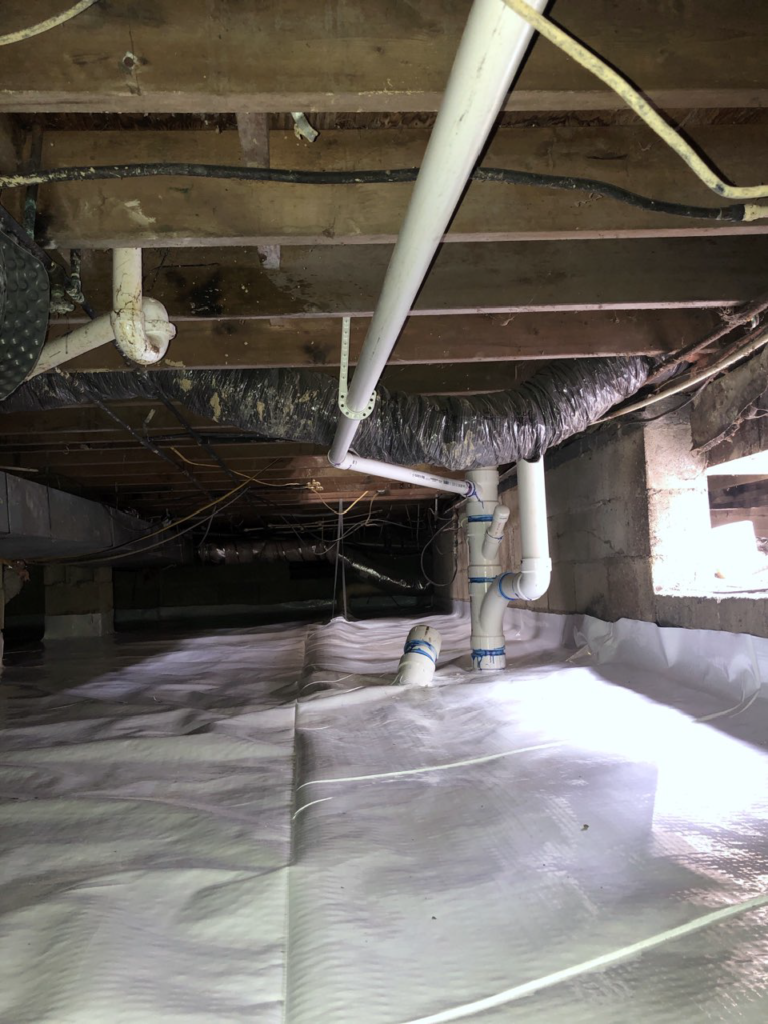 absecon crawl space after repair