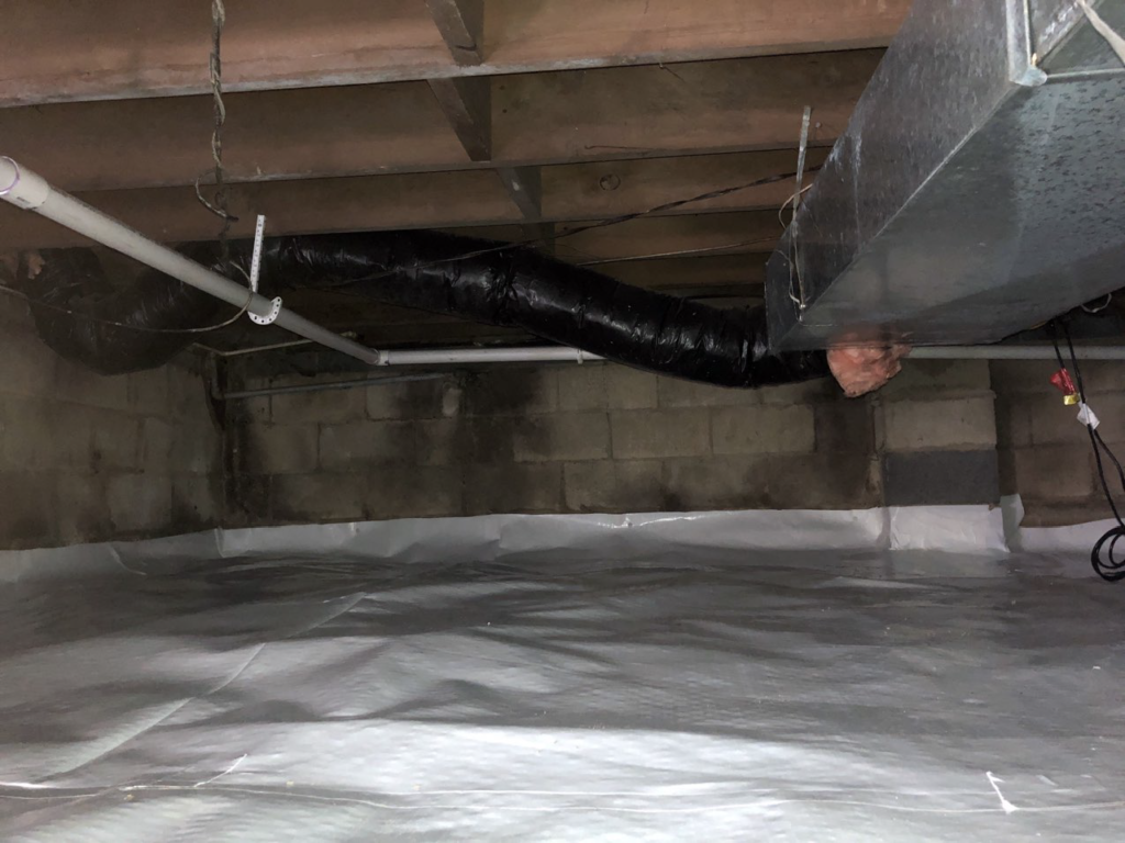 absecon crawl space after repair