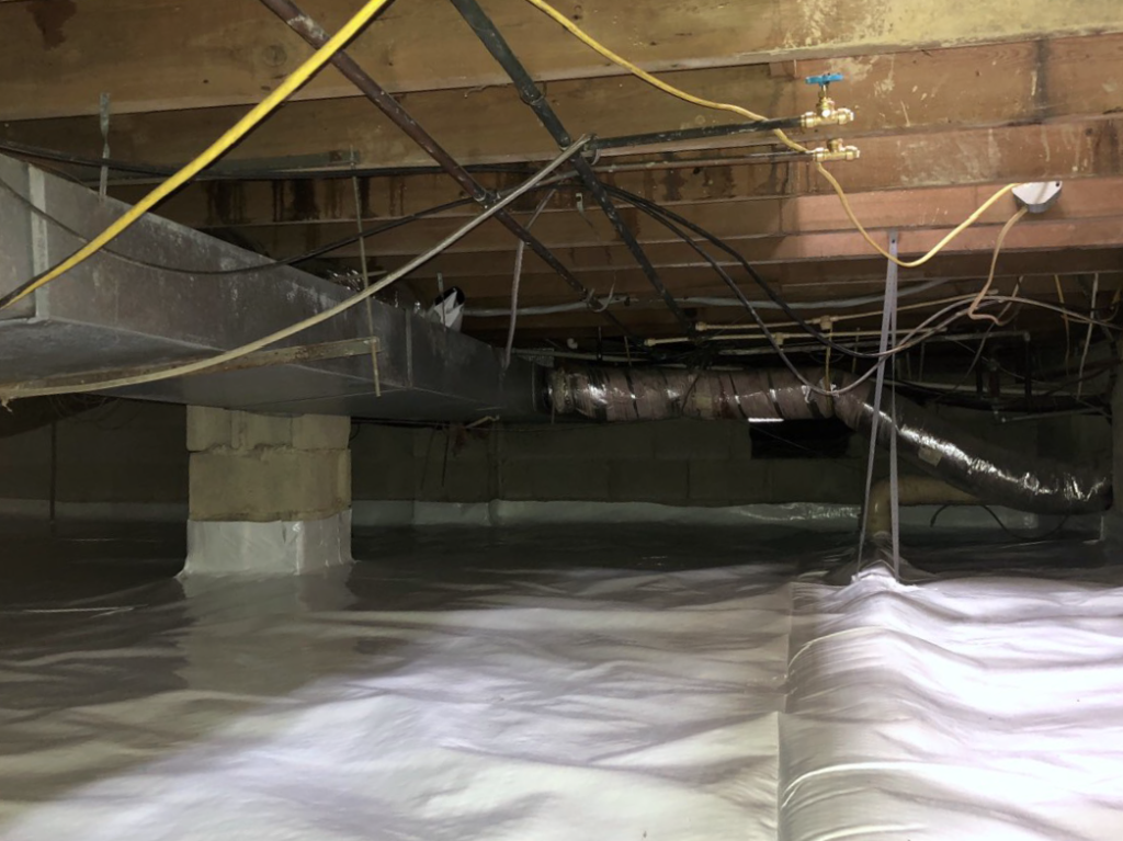 absecon crawl space after repair