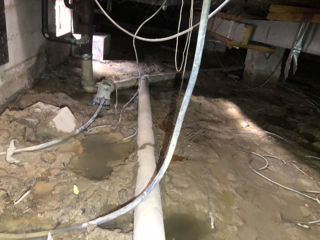 absecon crawl space in need of repair