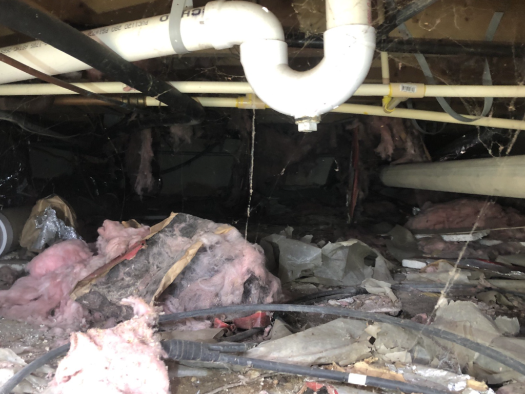 absecon crawl space in need of repair