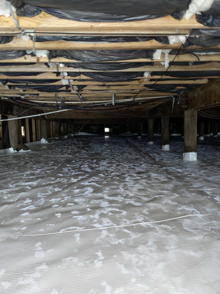 crawl space transformation after picture margate