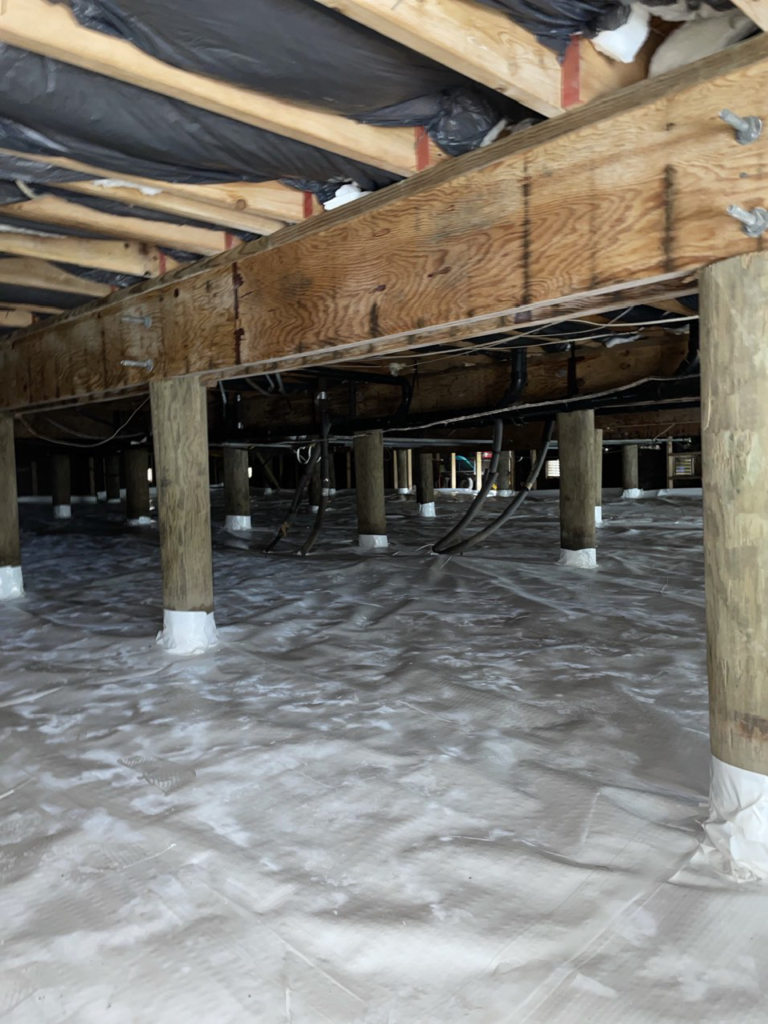 crawl space transformation after picture margate