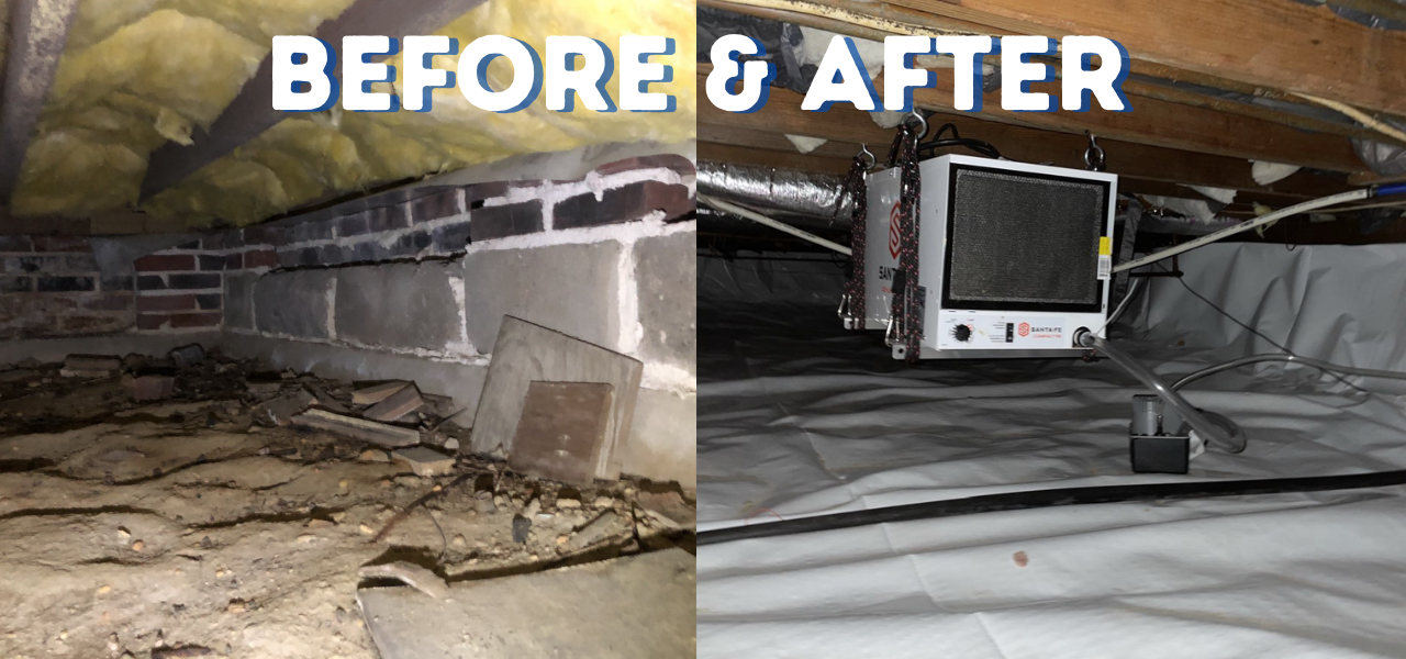 ocean city crawl space transformation