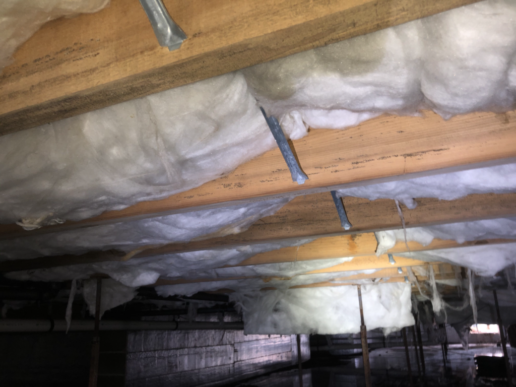 crawl space before & after before photo