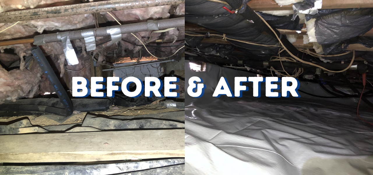 toms river nj crawlspace before and after repairs