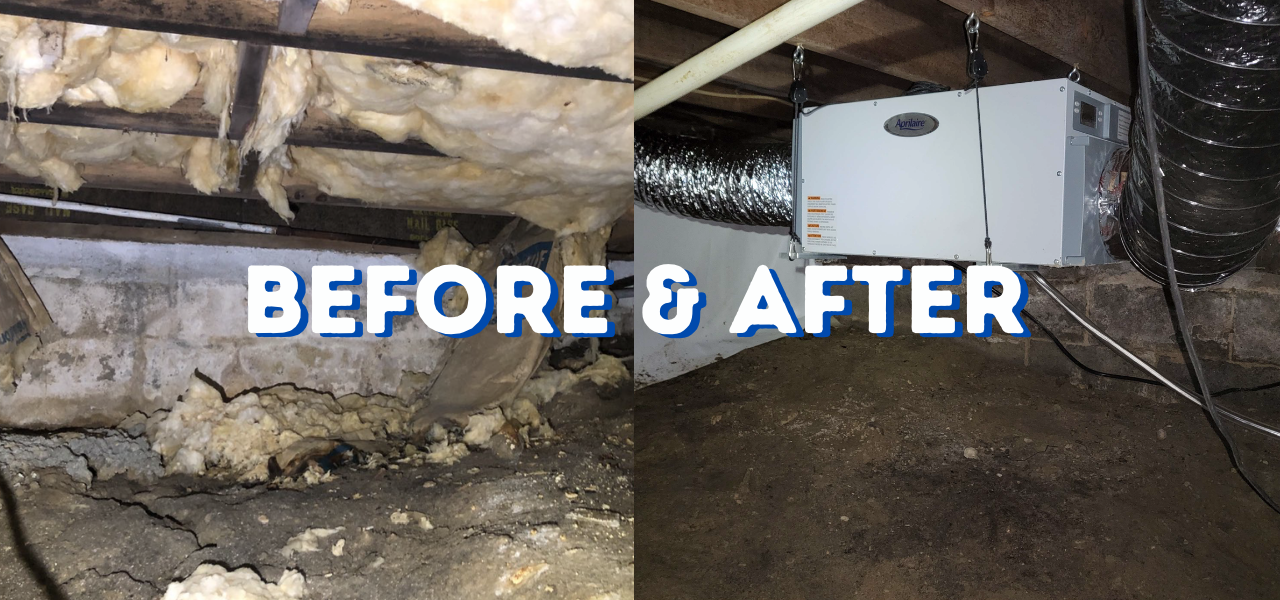 somers point before and after crawl space transformation