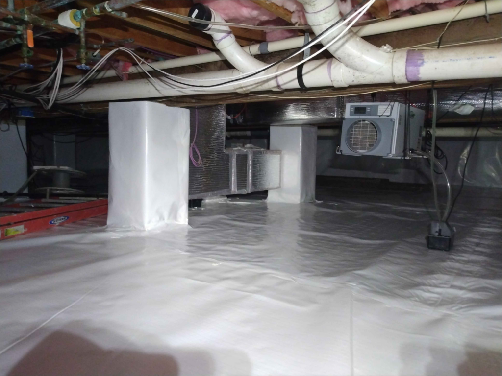 crawlspace encapsulation Coastal Winter Home Preparation