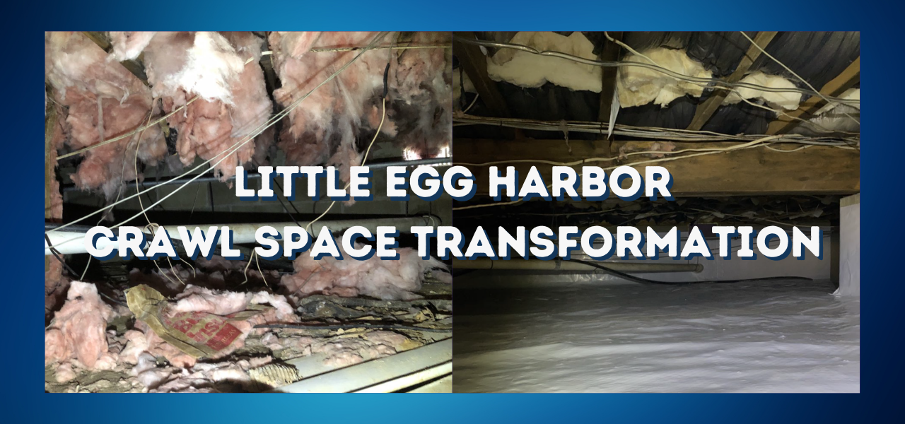 little egg harbor crawl space transformation