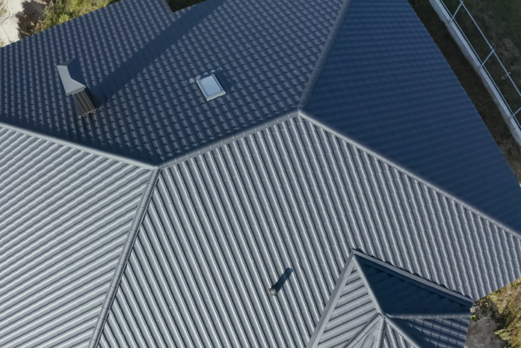 cool roof installed to limit the amount of heat entering the home