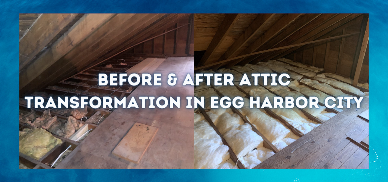 before and attic transformation in egg harbor city new jersey