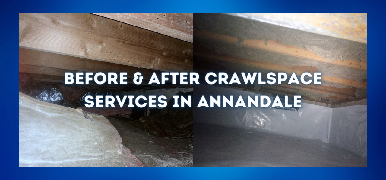 before and after annandale, new jersey crawlspace services