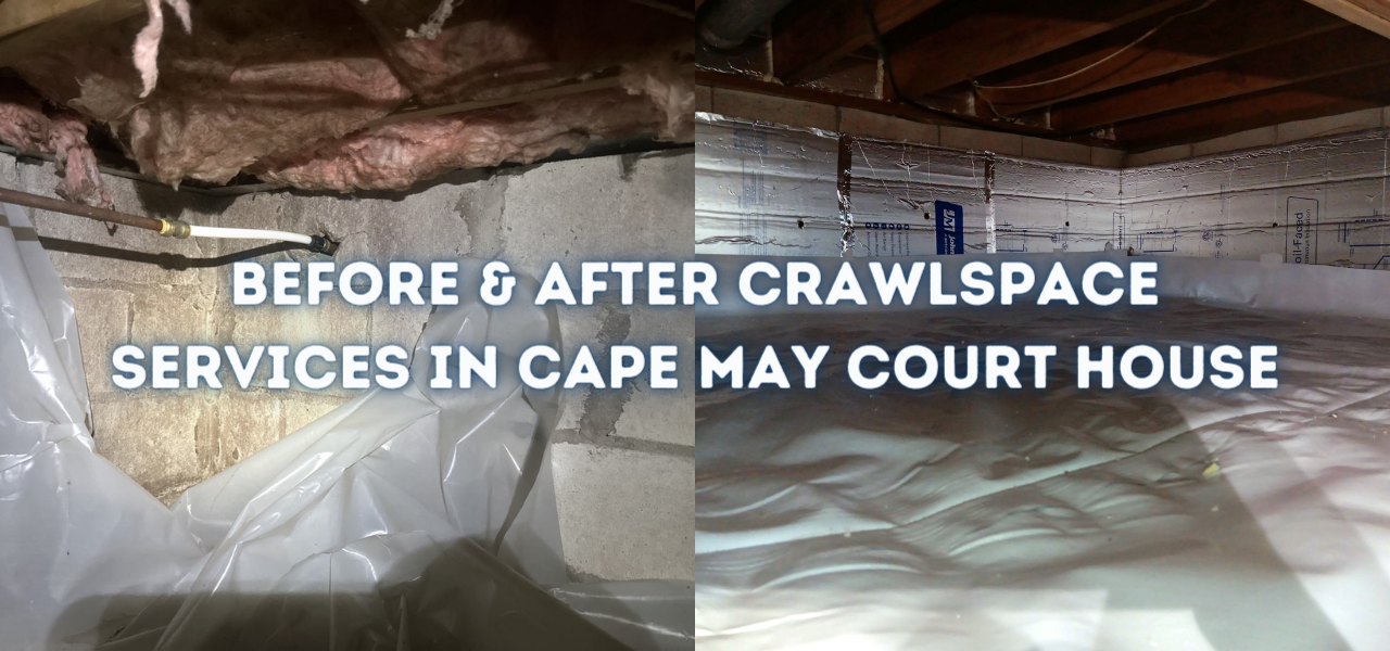 before and after cape may court house crawlspace services