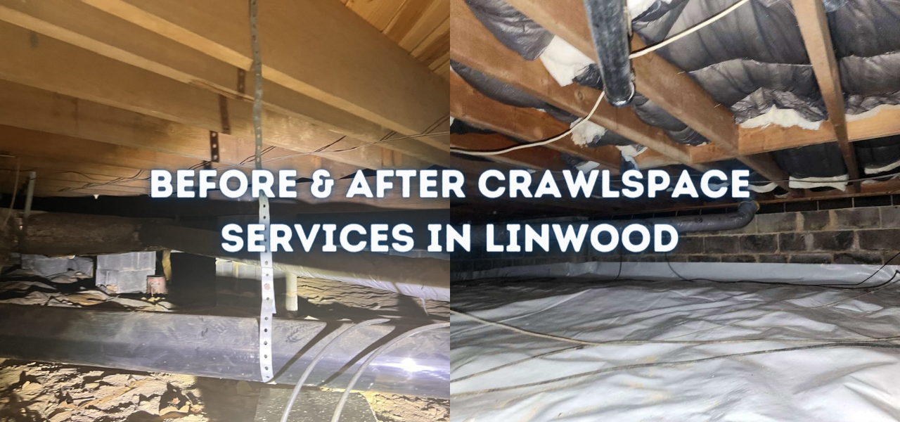 before and after linwood new jersey crawlspace services