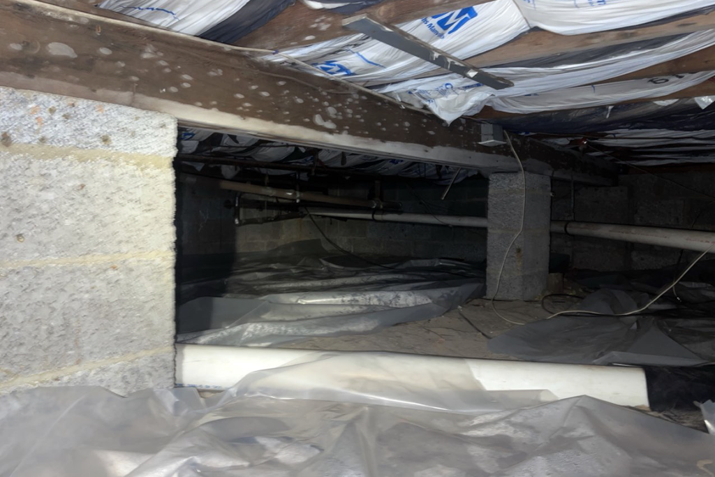 before brick crawlspace services