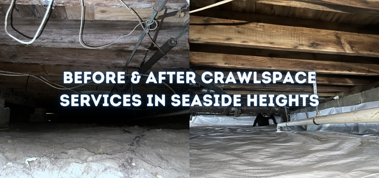 before and after crawlspace services in seaside heights new jersey