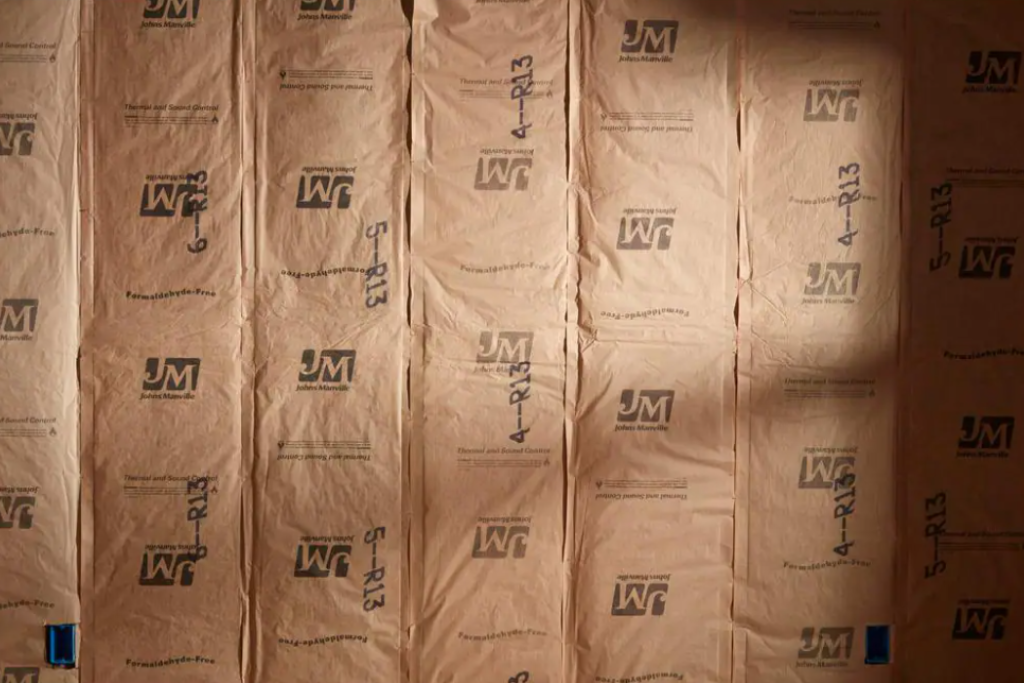 insulation installed that will aid in soundproofing home