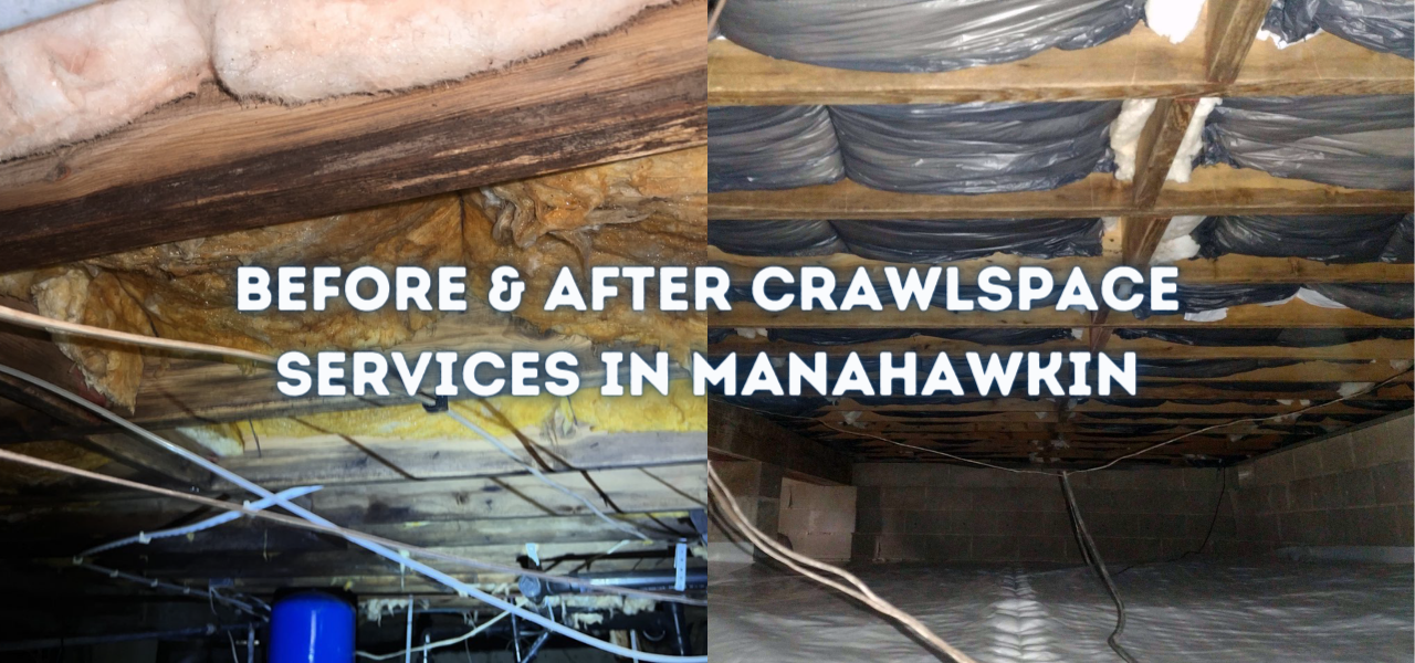 before and after manahawkin new jersey crawlspace services