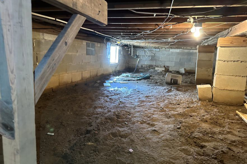 before lavallette crawlspace services