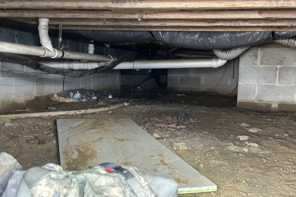 before wildwood crest new jersey crawlspace services