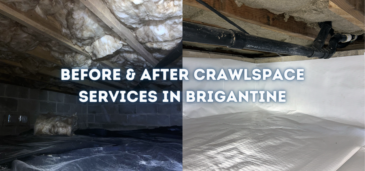 Before & After Brigantine Crawlspace services