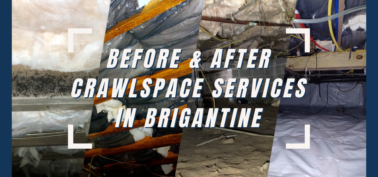 before and after crawlspace services in brigantine, new jersey