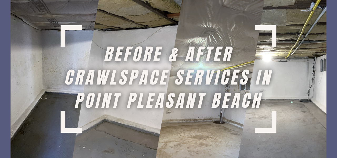 before and after point pleasant beach crawlspace services