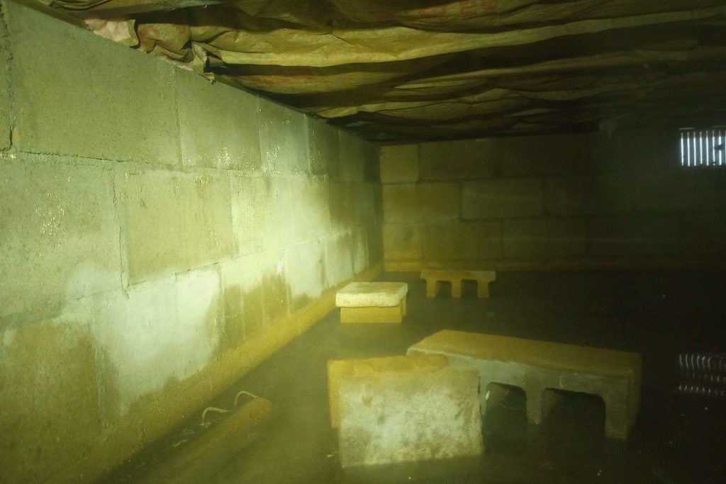 before toms river crawlspace services