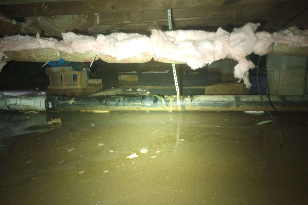 before toms river crawlspace services