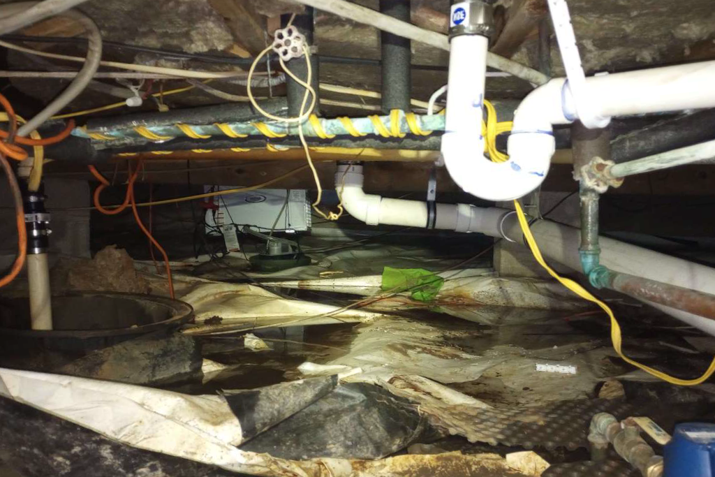 Before Long Beach Township crawlspace services