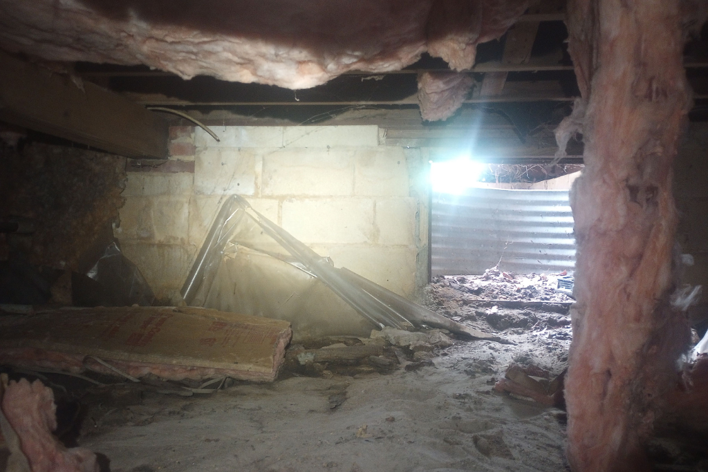 before Howell Township crawlspace services