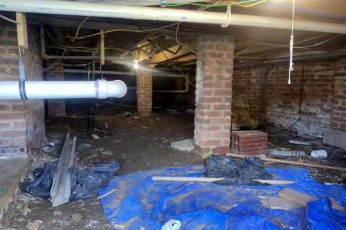 before vapor barrier